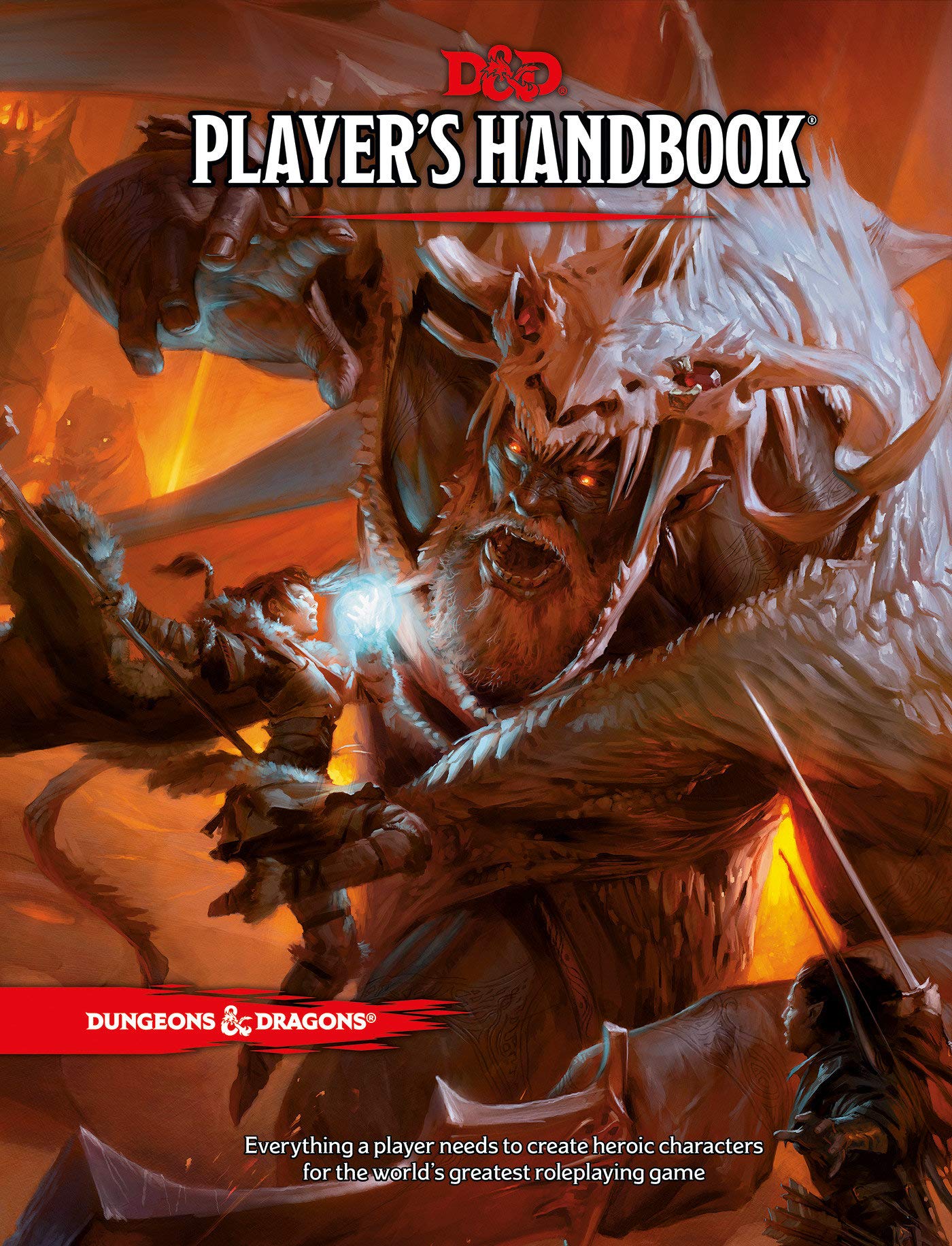 An image of the cover of the fifth edition players' handbook